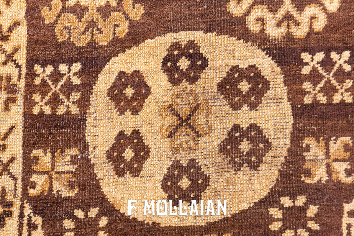 Khotan Rug Brown Field n°:278356