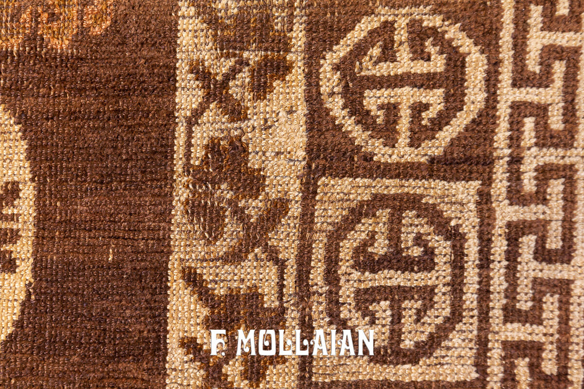 Khotan Rug Brown Field n°:278356