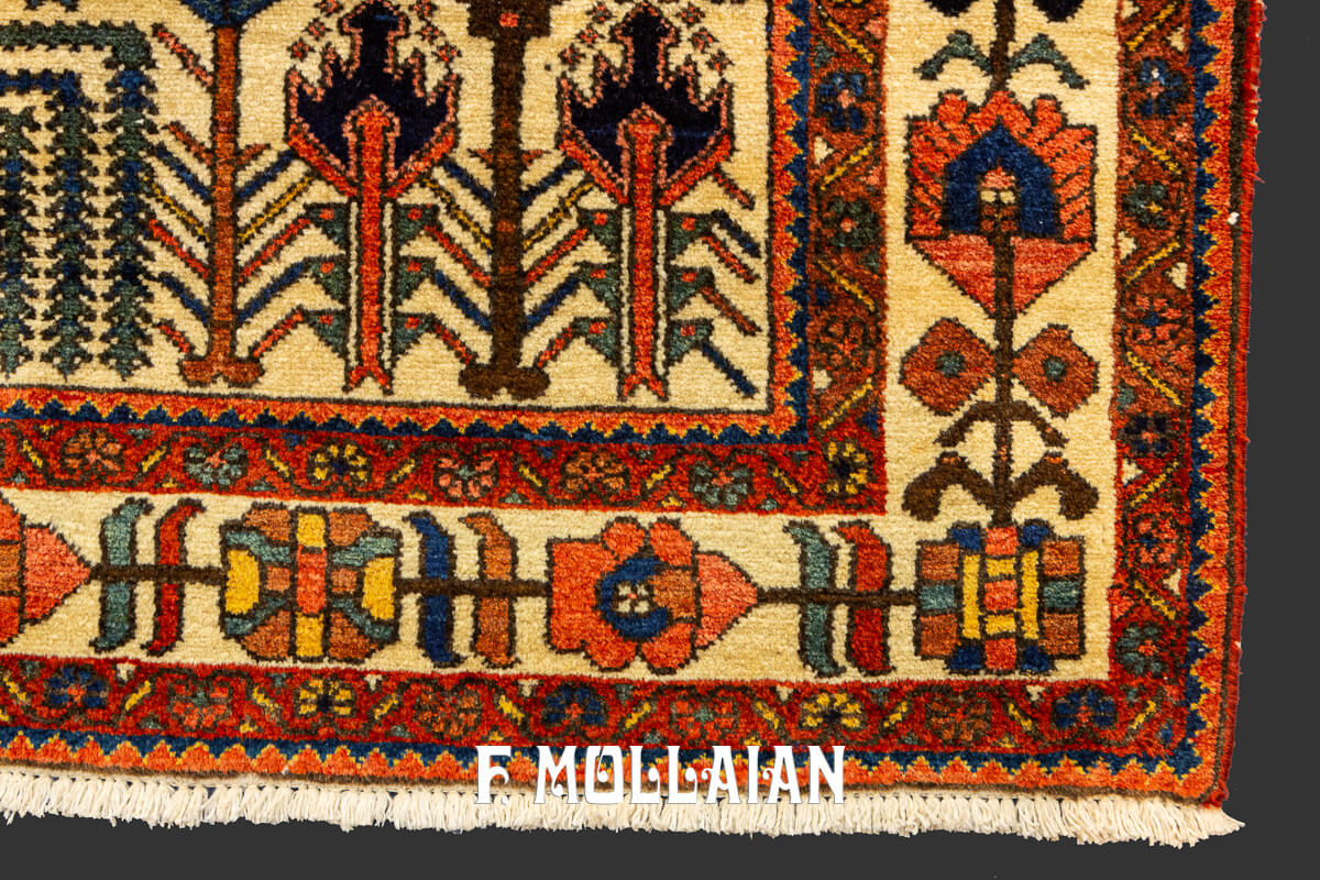 Tribal Rug Bakhtiari, Stylized Salix babylonica n°:319461