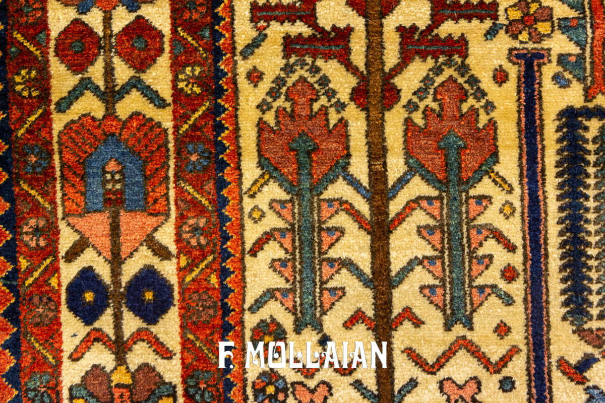 Tribal Rug Bakhtiari, Stylized Salix babylonica n°:319461