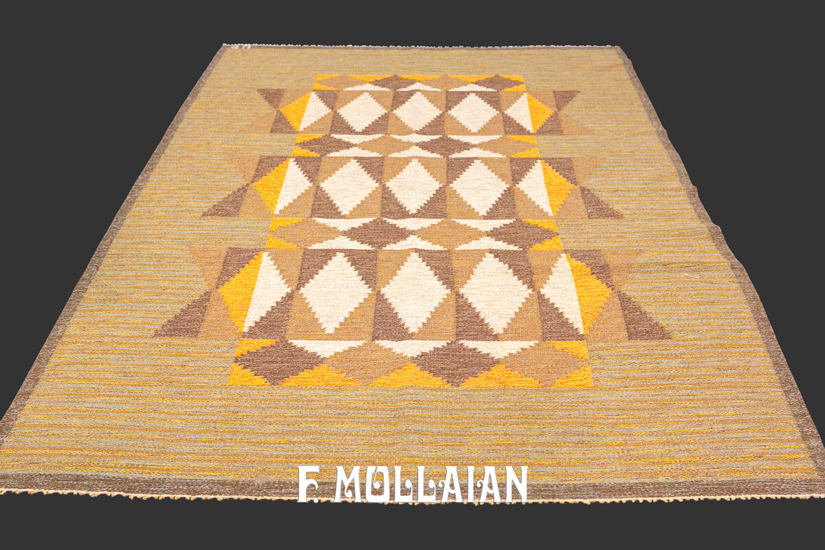 Tappeto Svedese Kilim Firmato UP n°:350731