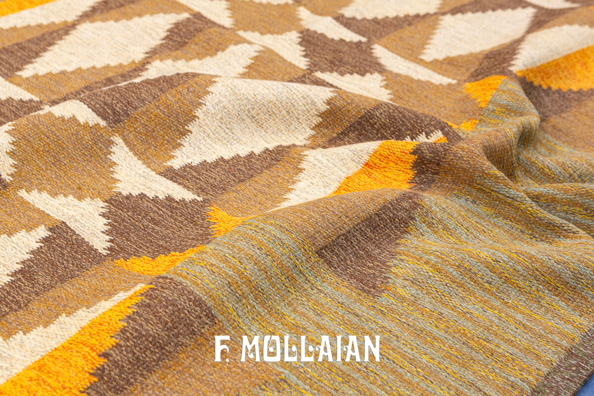 Tappeto Svedese Kilim Firmato UP n°:350731