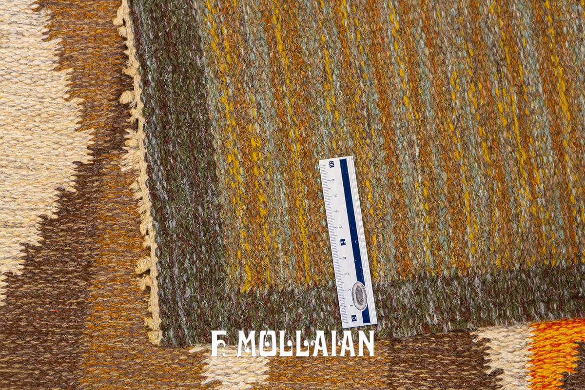 Tappeto Svedese Kilim Firmato UP n°:350731