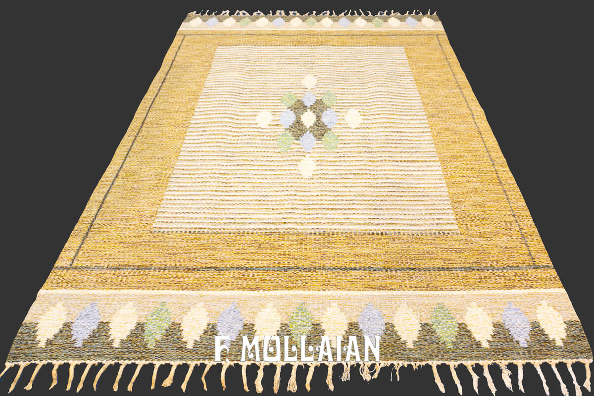Tappeto Svedese Kilim Rollakan n°:493898