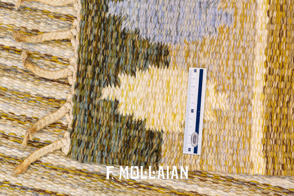 Tappeto Svedese Kilim Rollakan n°:493898