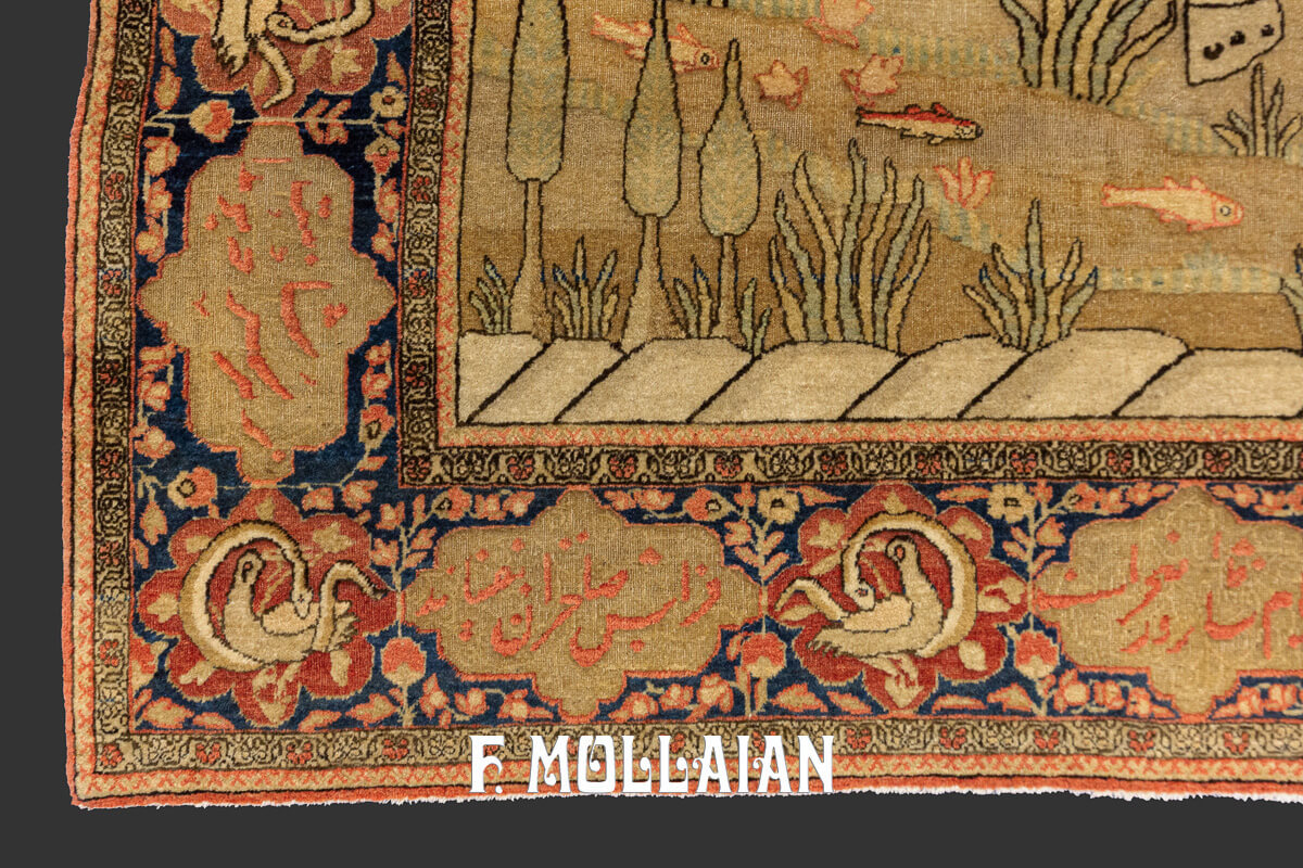 Tappeto Keshan Mohtasham Souf Figurativo n°:498059