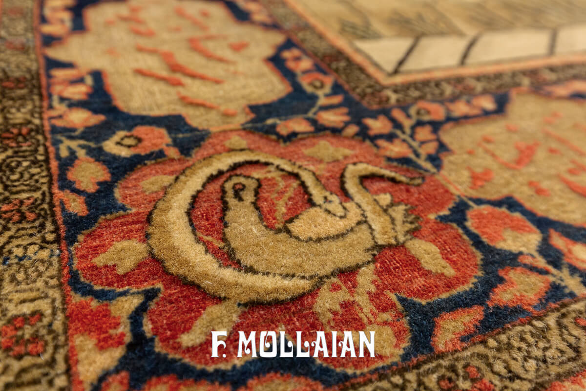 Tappeto Keshan Mohtasham Souf Figurativo n°:498059
