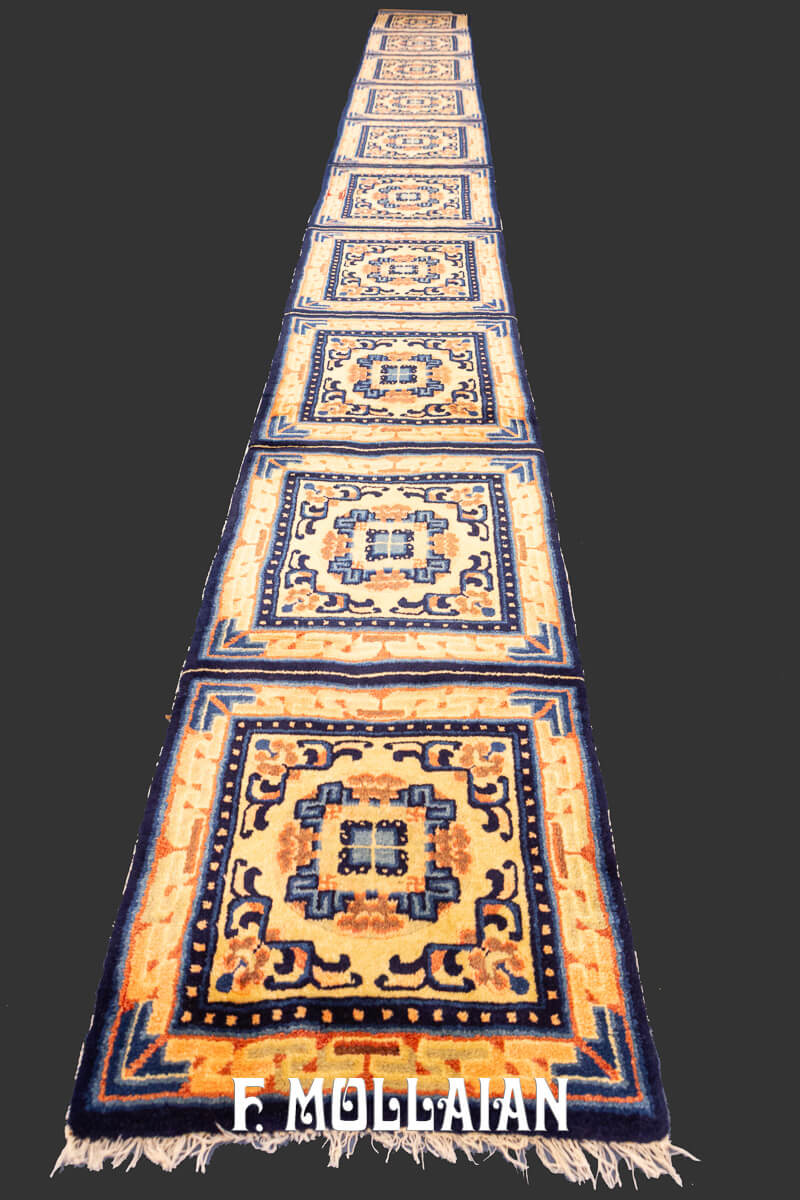Antique Tibetan Rug Lomg Runner n°:600832