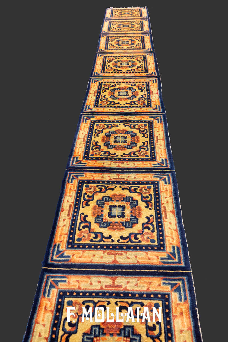 Antique Tibetan Rug Lomg Runner n°:600832
