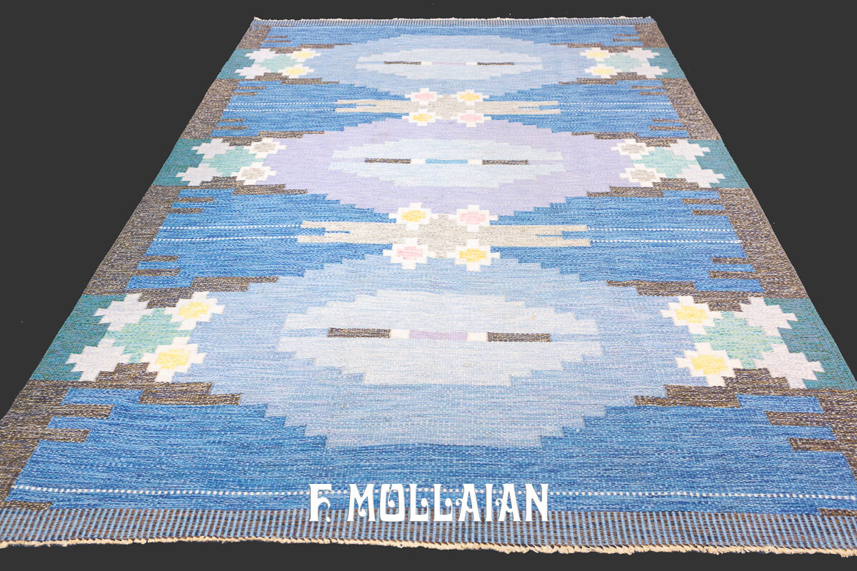 Tappeto Svedese Kilim Firmato n°:633692