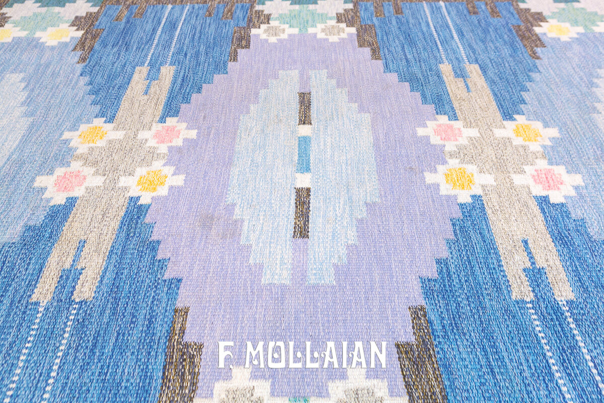 Tappeto Svedese Kilim Firmato n°:633692