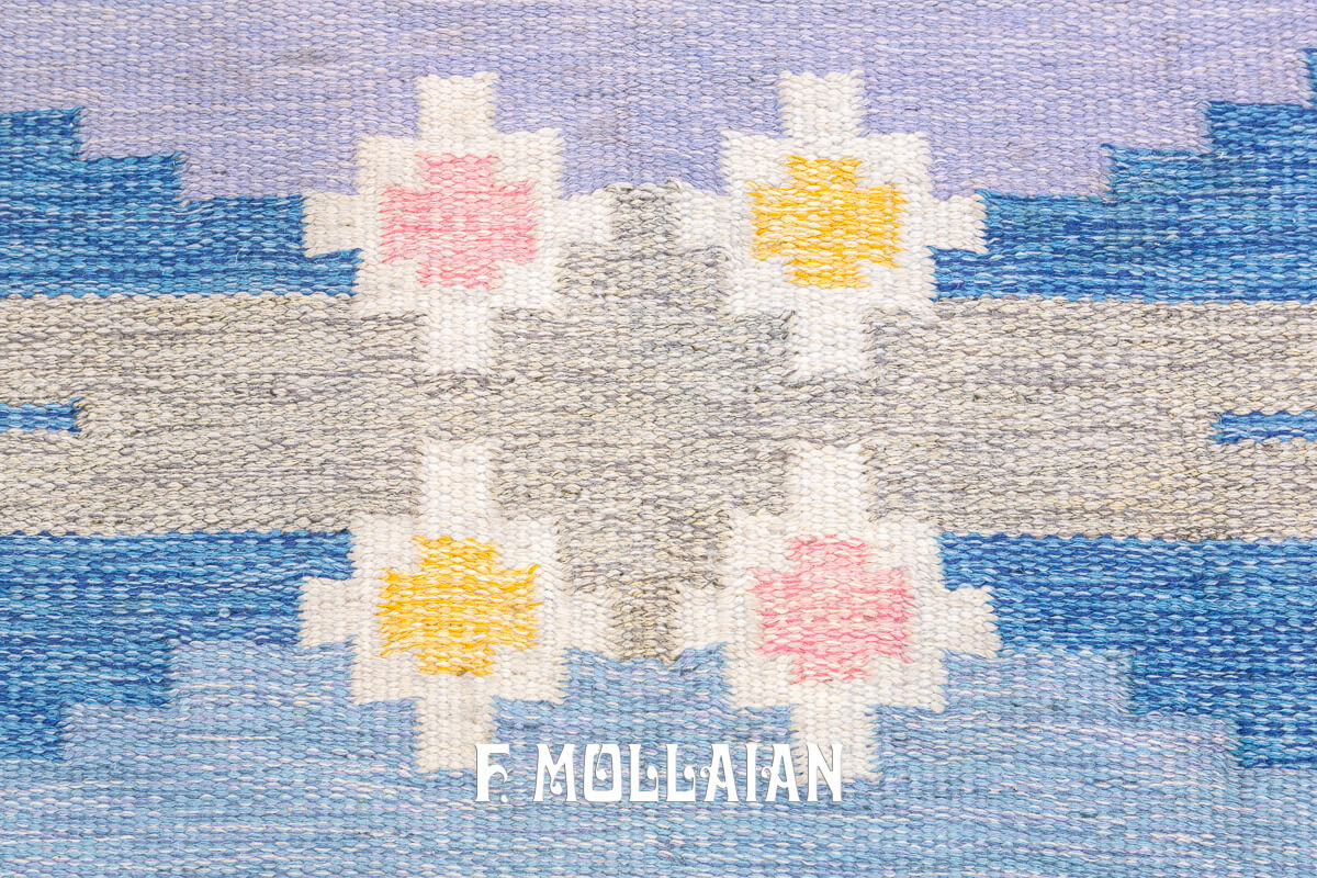 Tappeto Svedese Kilim Firmato n°:633692