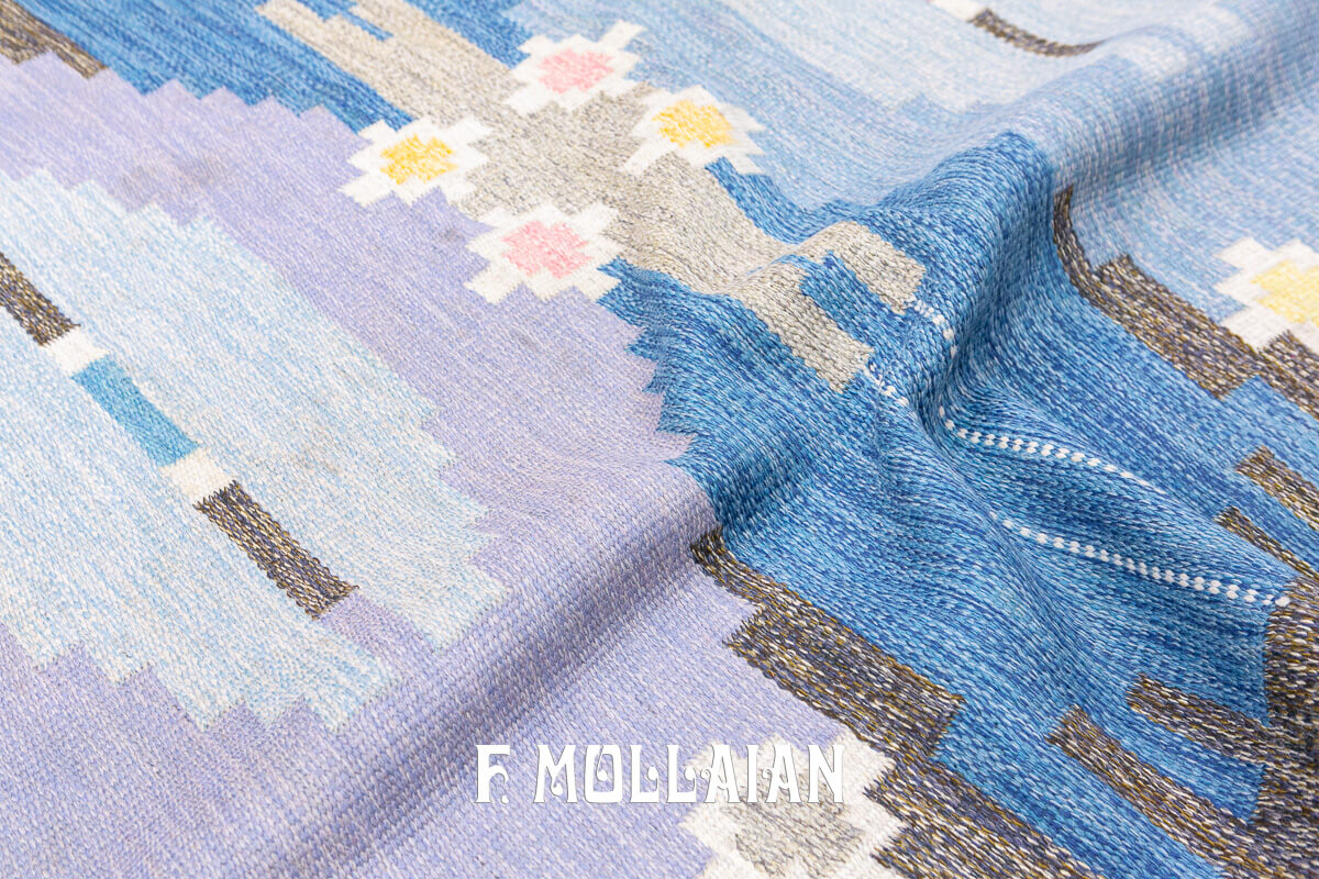 Tappeto Svedese Kilim Firmato n°:633692