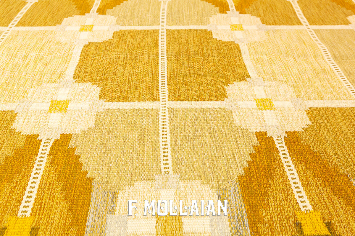 Scandinavian Kilim Rug Geometric Design n°:691349