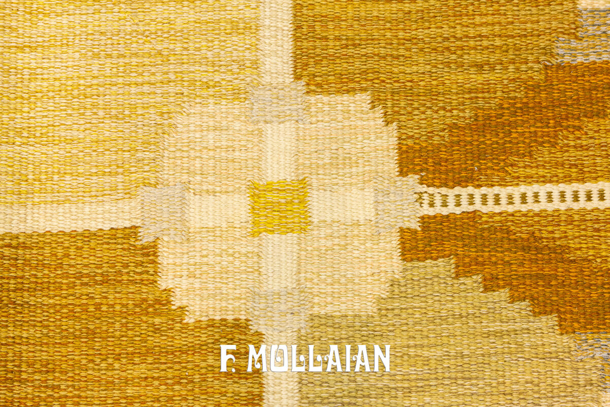Scandinavian Kilim Rug Geometric Design n°:691349