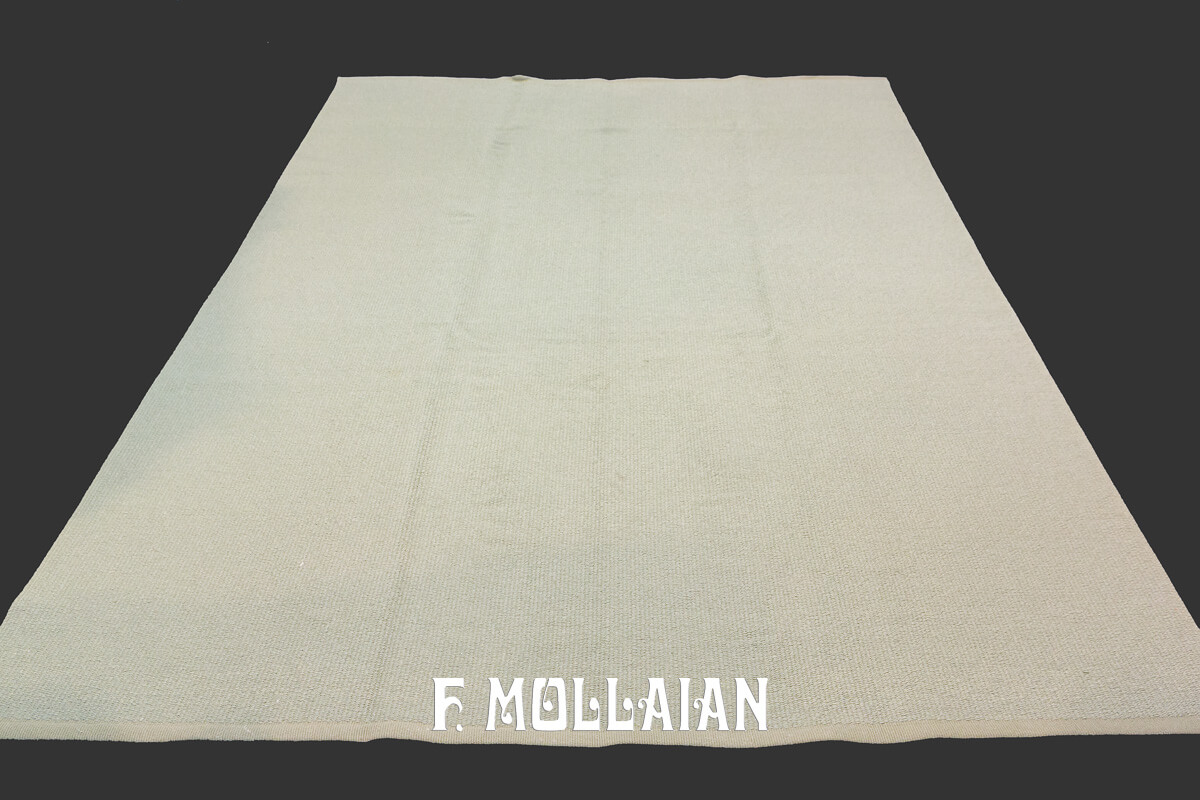 Swedish Kilim Rug Monochrome n°:906955