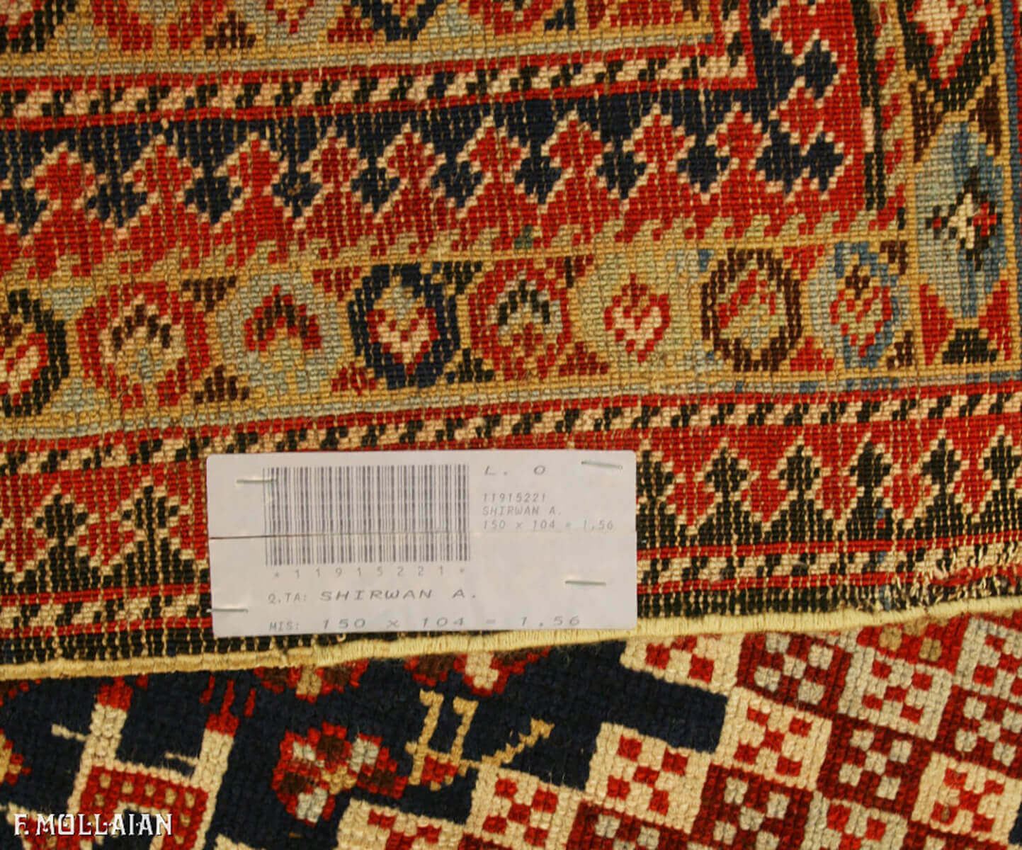 Antique Caucasian Shirvan Rug (150x104 cm)