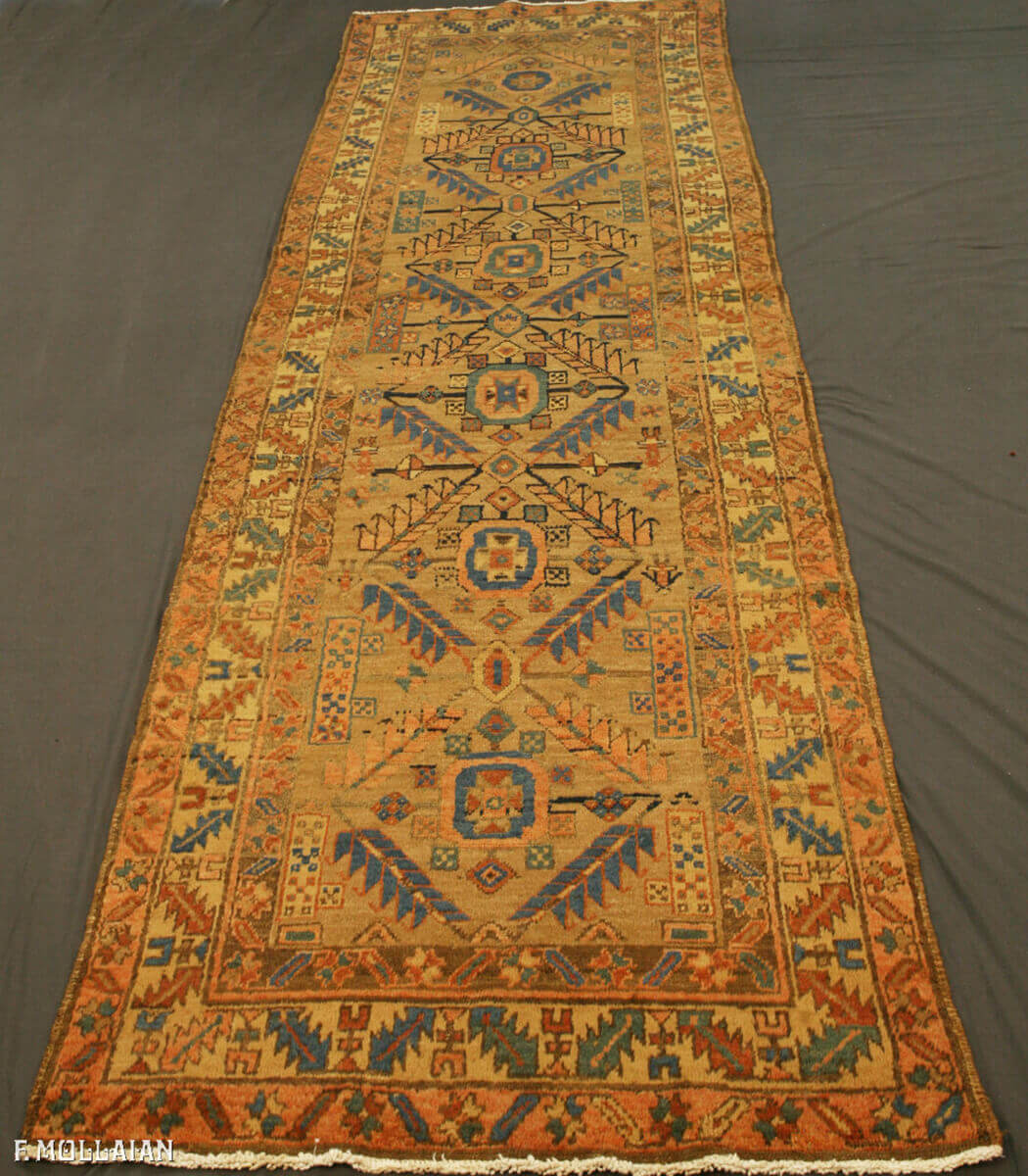 Antique Persian Bakshaish Runner Rug (310x93 cm)