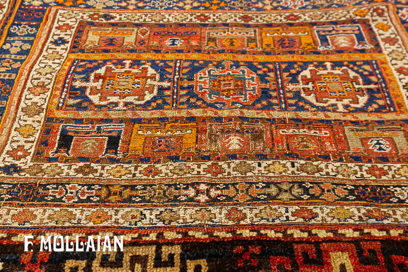Antique Persian Sirjan Sella Rug (96x76 cm)