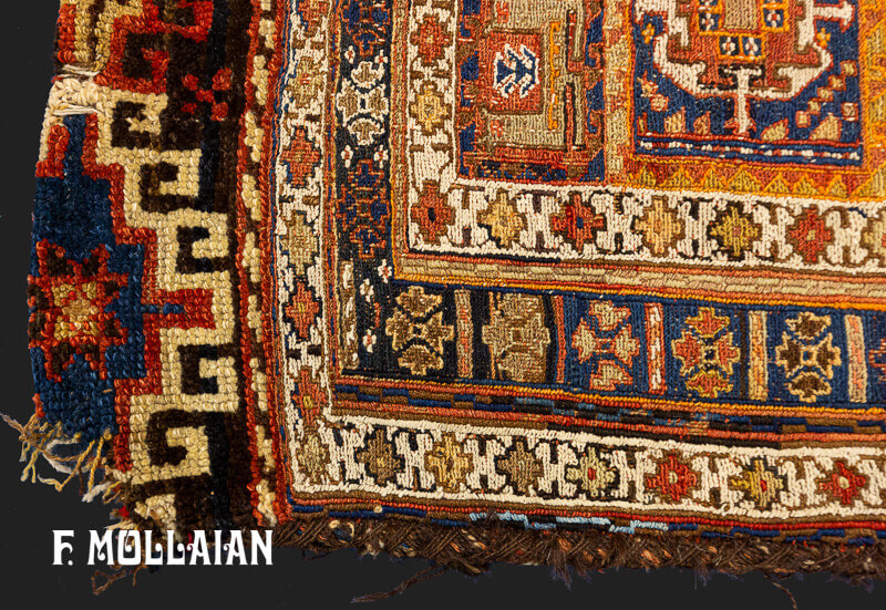 Antique Persian Sirjan Sella Rug (96x76 cm)
