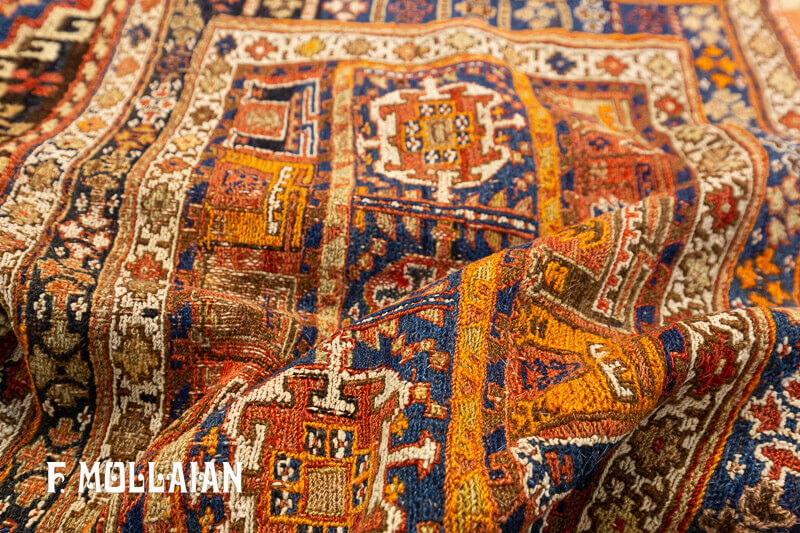 Antique Persian Sirjan Sella Rug (96x76 cm)