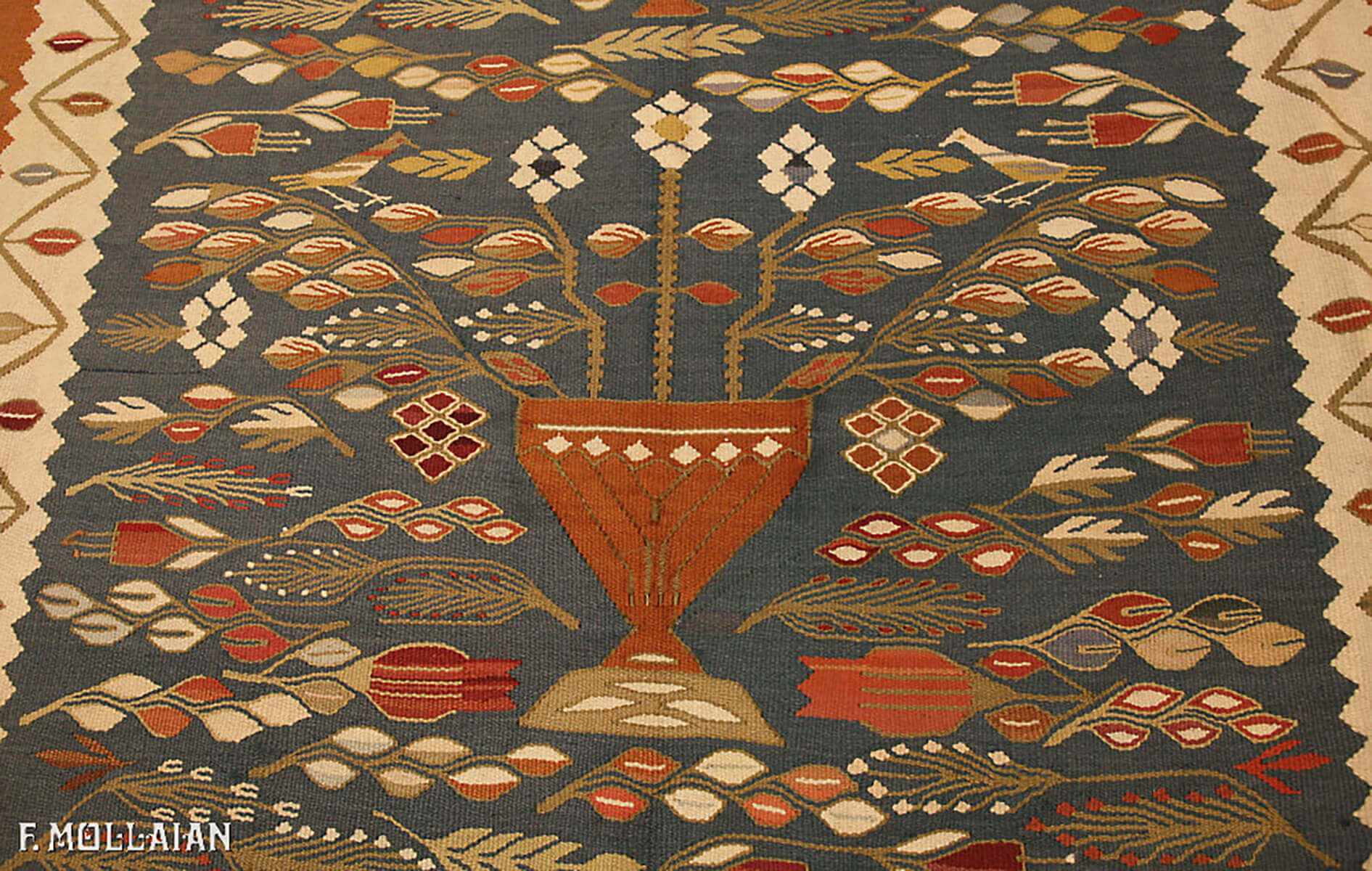 Antique Ukrainian Bessarabian Kilim (295x198 cm)
