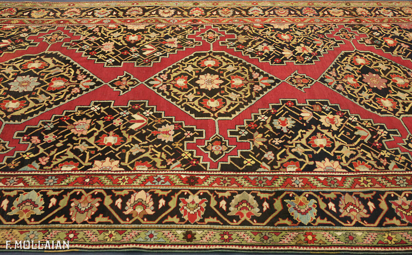 Antique Caucasian Karabakh (Qarabag) Gallery Carpet (600x230 cm)