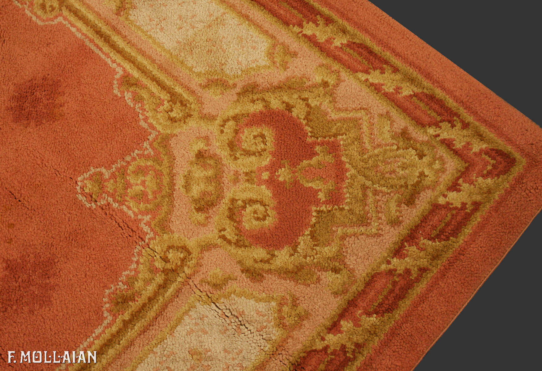 Antique English Donegal (Art & Craft) Carpet (354x245 cm)
