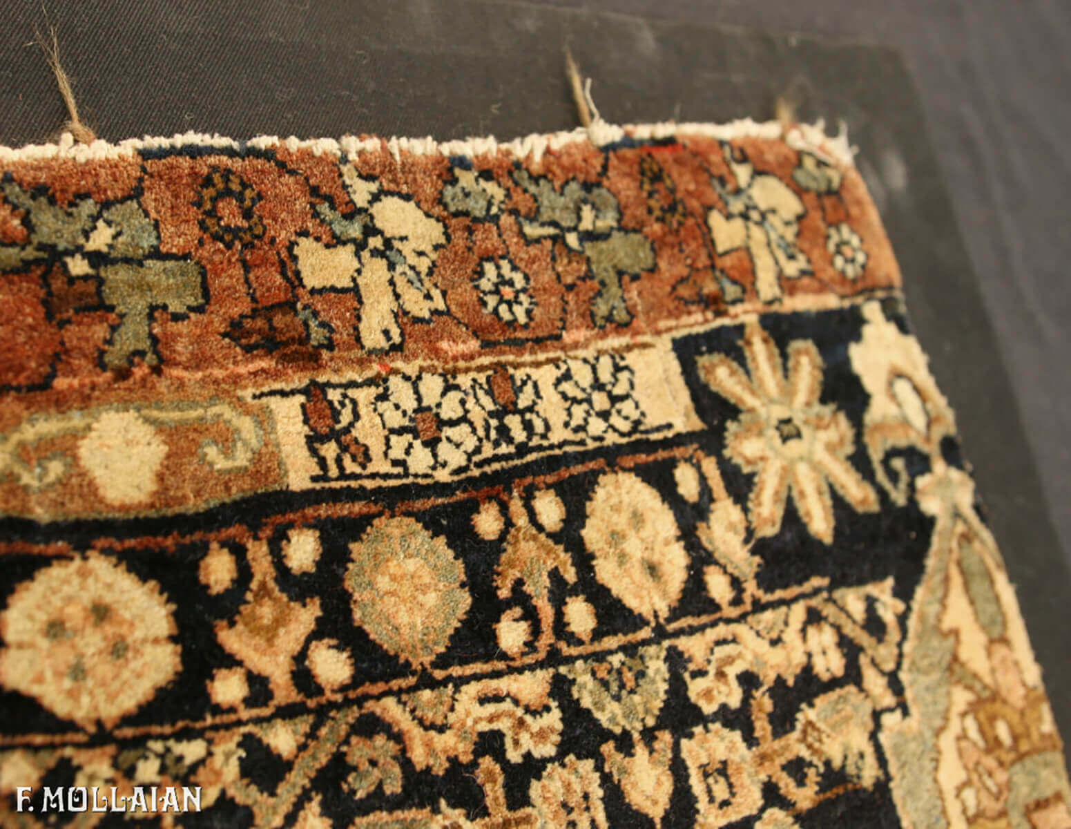 Antique Persian Bijar (Bidjar) Vaghire Rug (60x45 cm)
