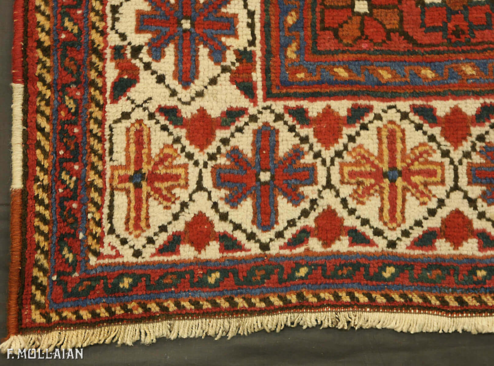 Antique Kalleh Persian Afshari Carpet (420x244 cm)