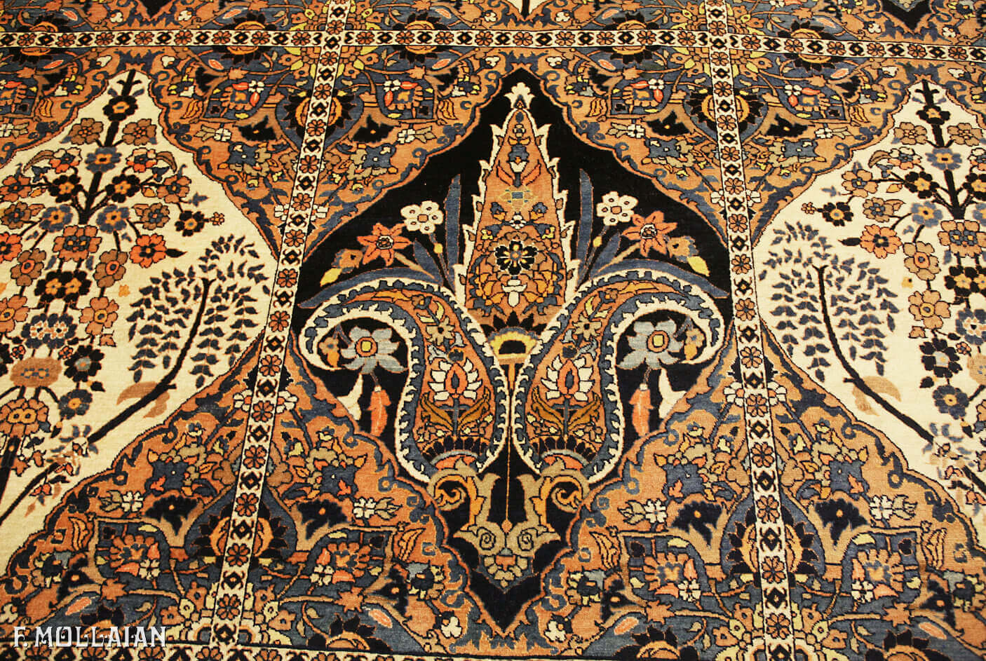 Teppich Persischer Antiker Tabriz Hadji djalili n°:20541709