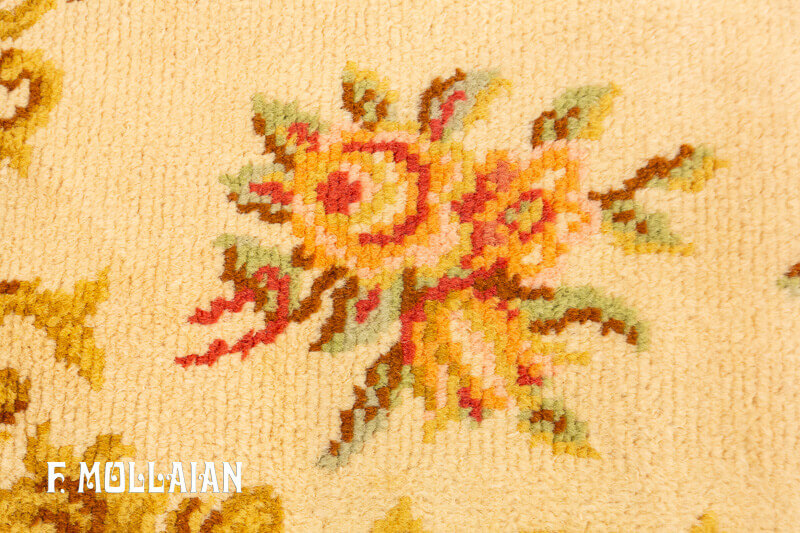 Antique Woolen Savonnerie Rug n°:21477167