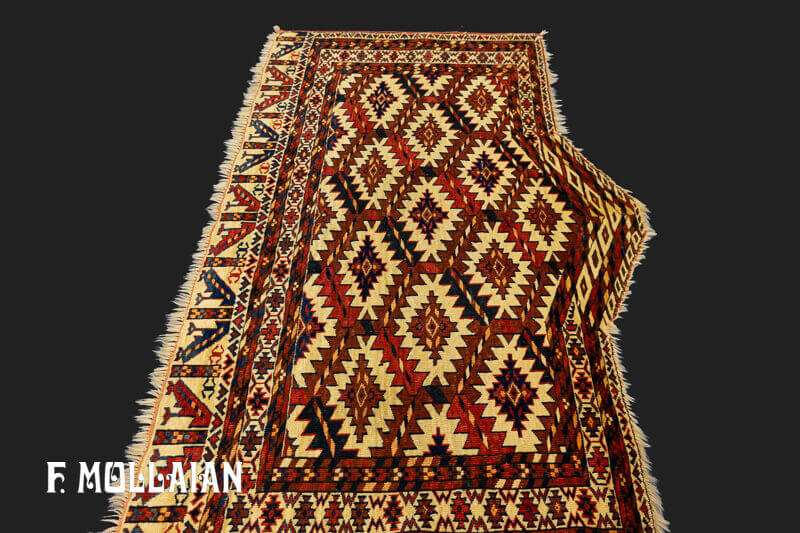 Antique Turkmen Asmalik Yomut Rug n°:25340315