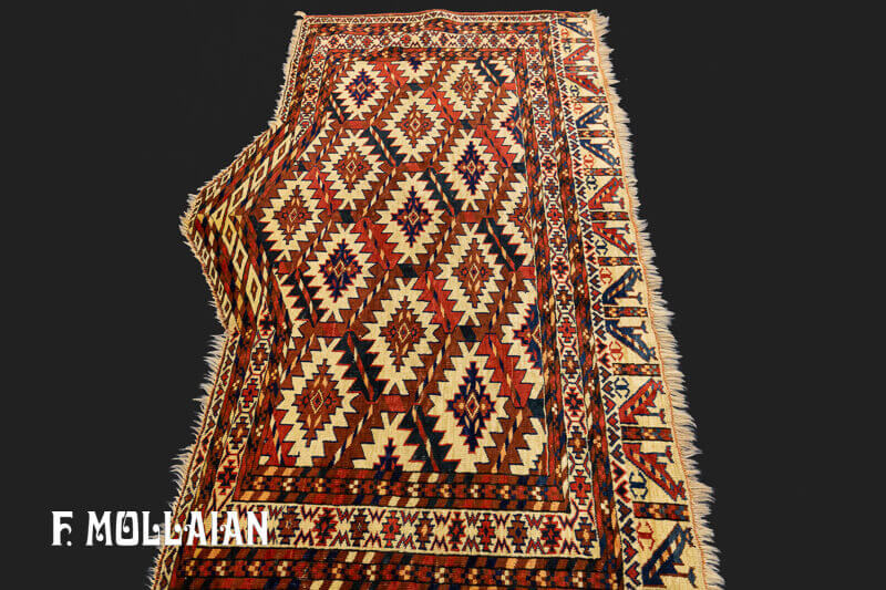 Antique Turkmen Asmalik Yomut Rug n°:25340315