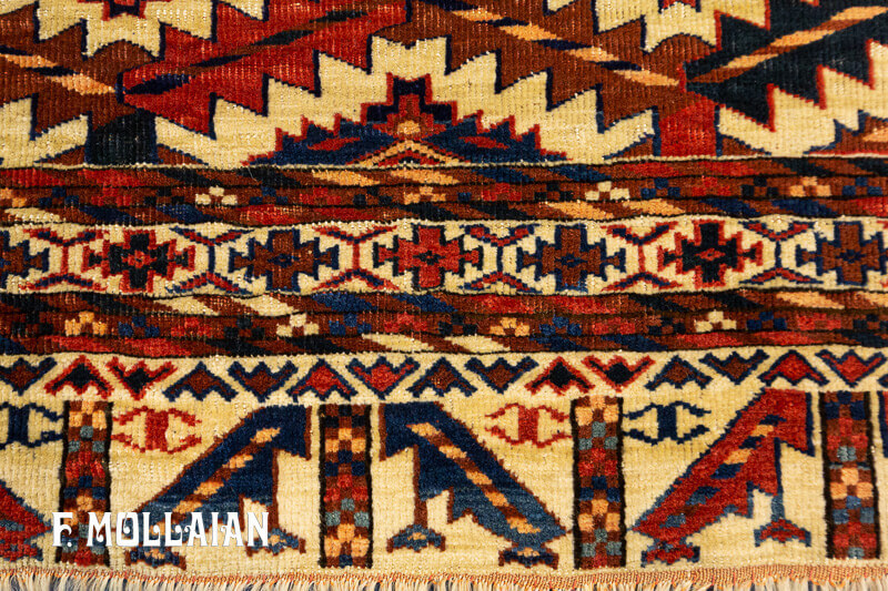 Antique Turkmen Asmalik Yomut Rug n°:25340315