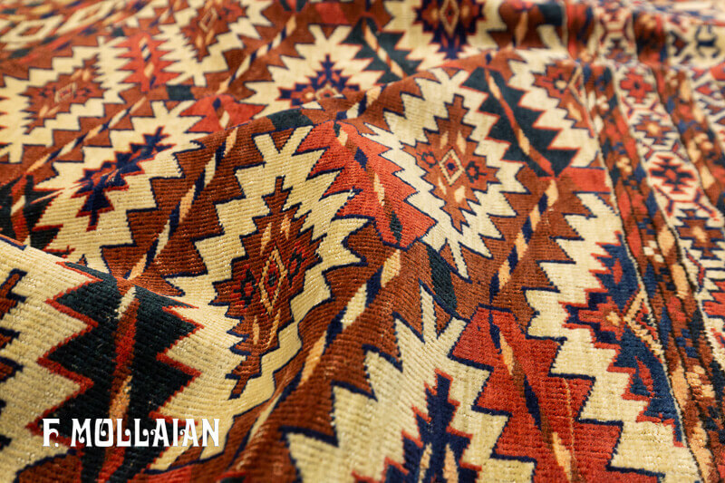 Antique Turkmen Asmalik Yomut Rug n°:25340315