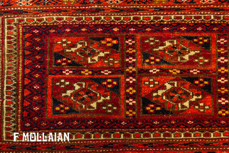 Tappeto Antico Turkmeno Torba n°:26519972