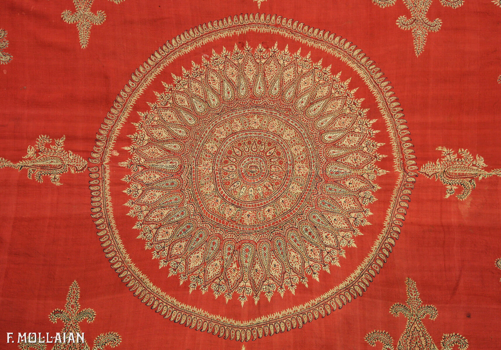 Textile Antique Persan Kerman n°:26805553