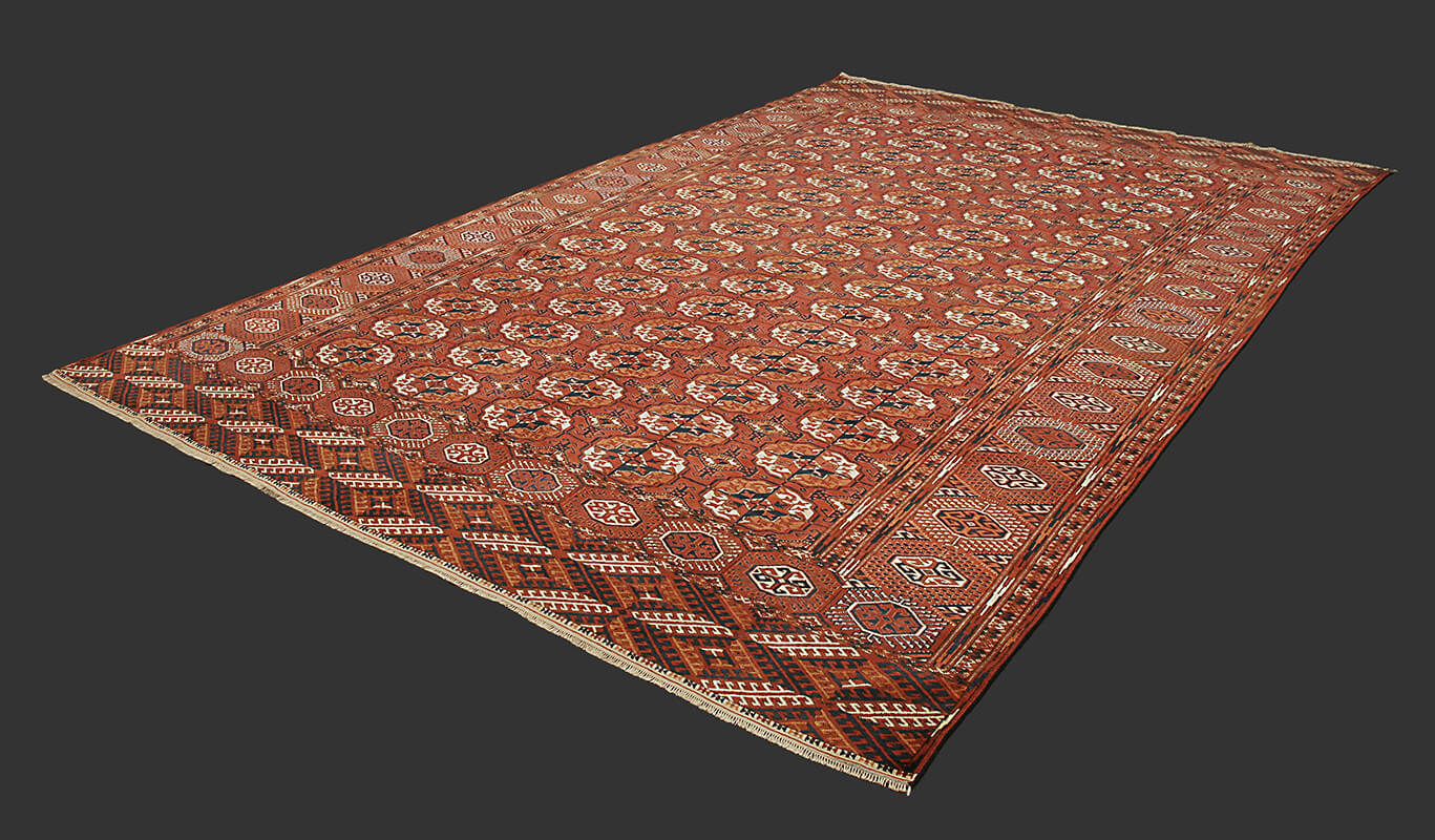 Alfombra Turcomana Antigua Bukhara Antigua n°:28583685