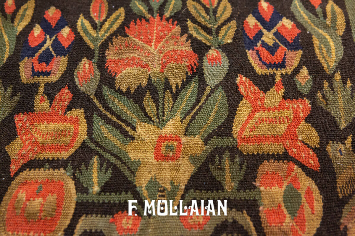 Petit Textile Antique Suédois Rollakan n°:29746820
