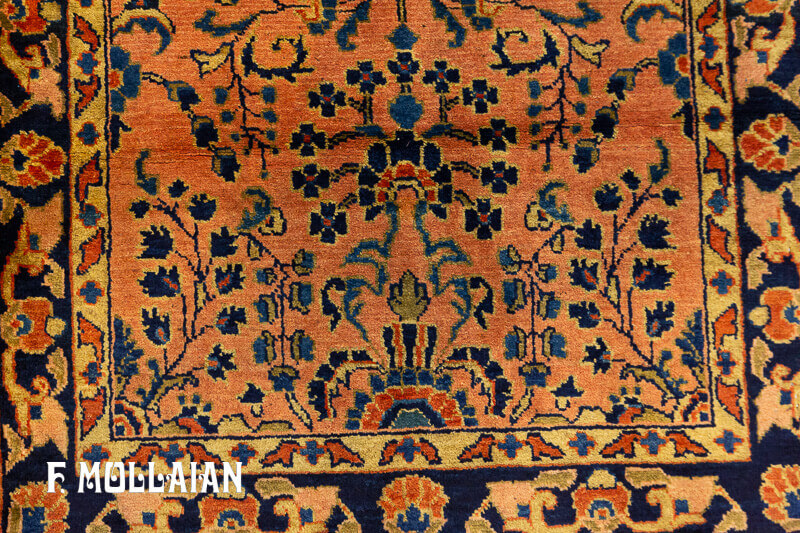Antique Persian Small Saruk Rug n°:30048000