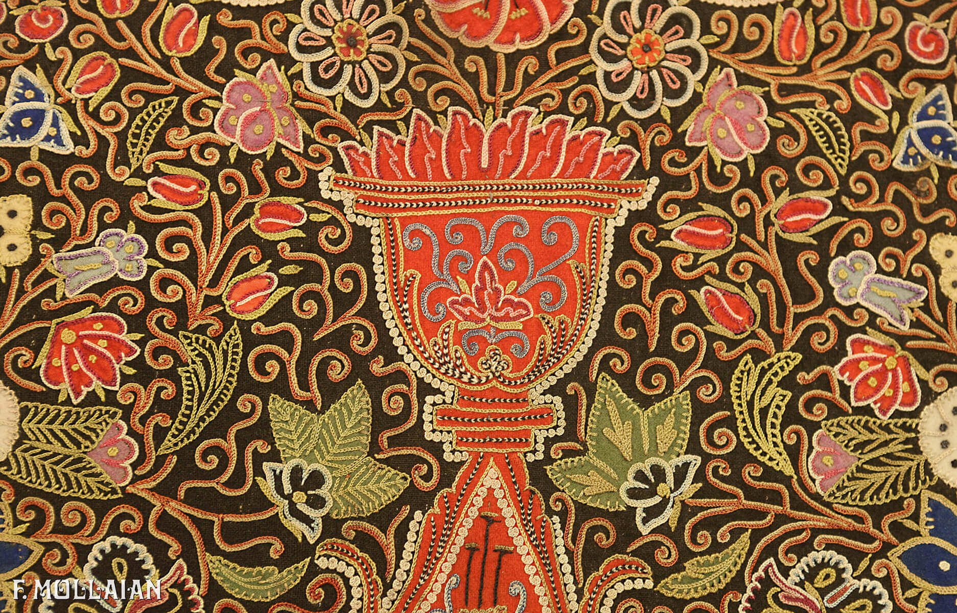 Antique Persian Rashti-Duzi Textile n°:30524741 - Mollaian Farzin 