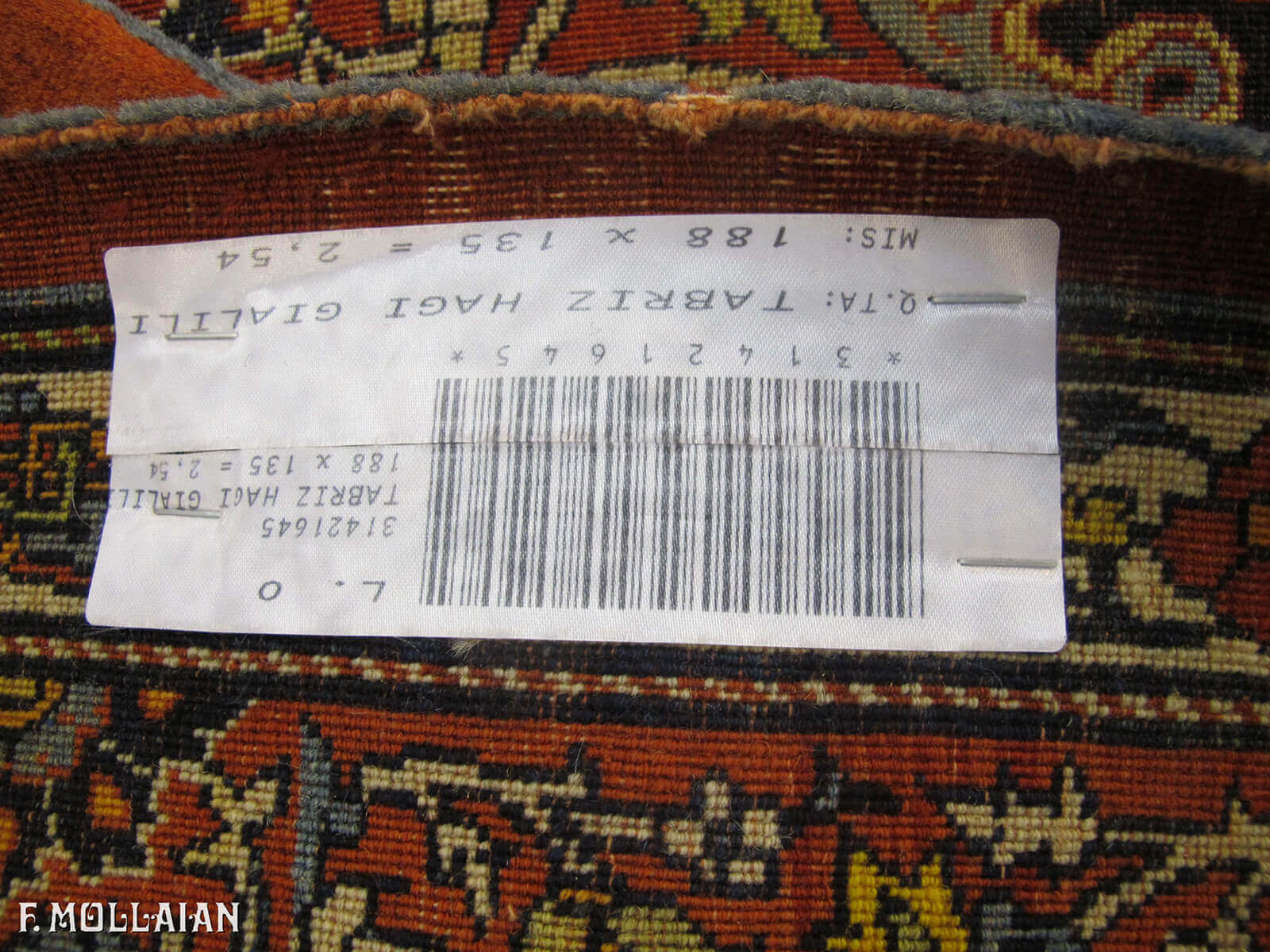 Tapete Persa Antigo Tabriz Hadji djalili n°:31421645