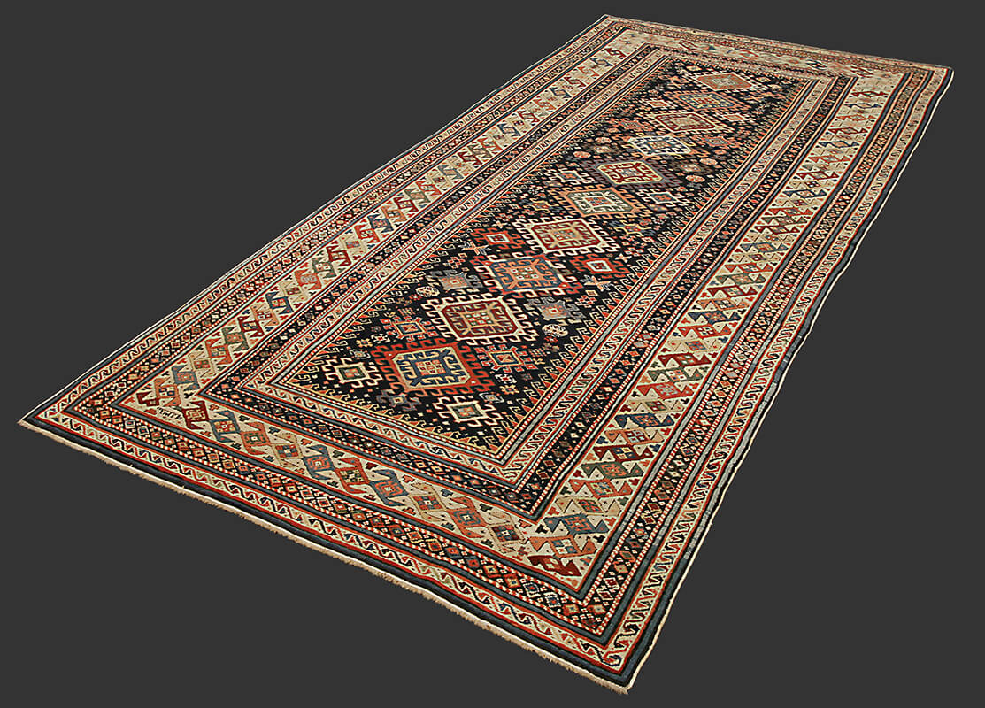 Alfombra Caucásica Antigua Daghestan n°:32214028