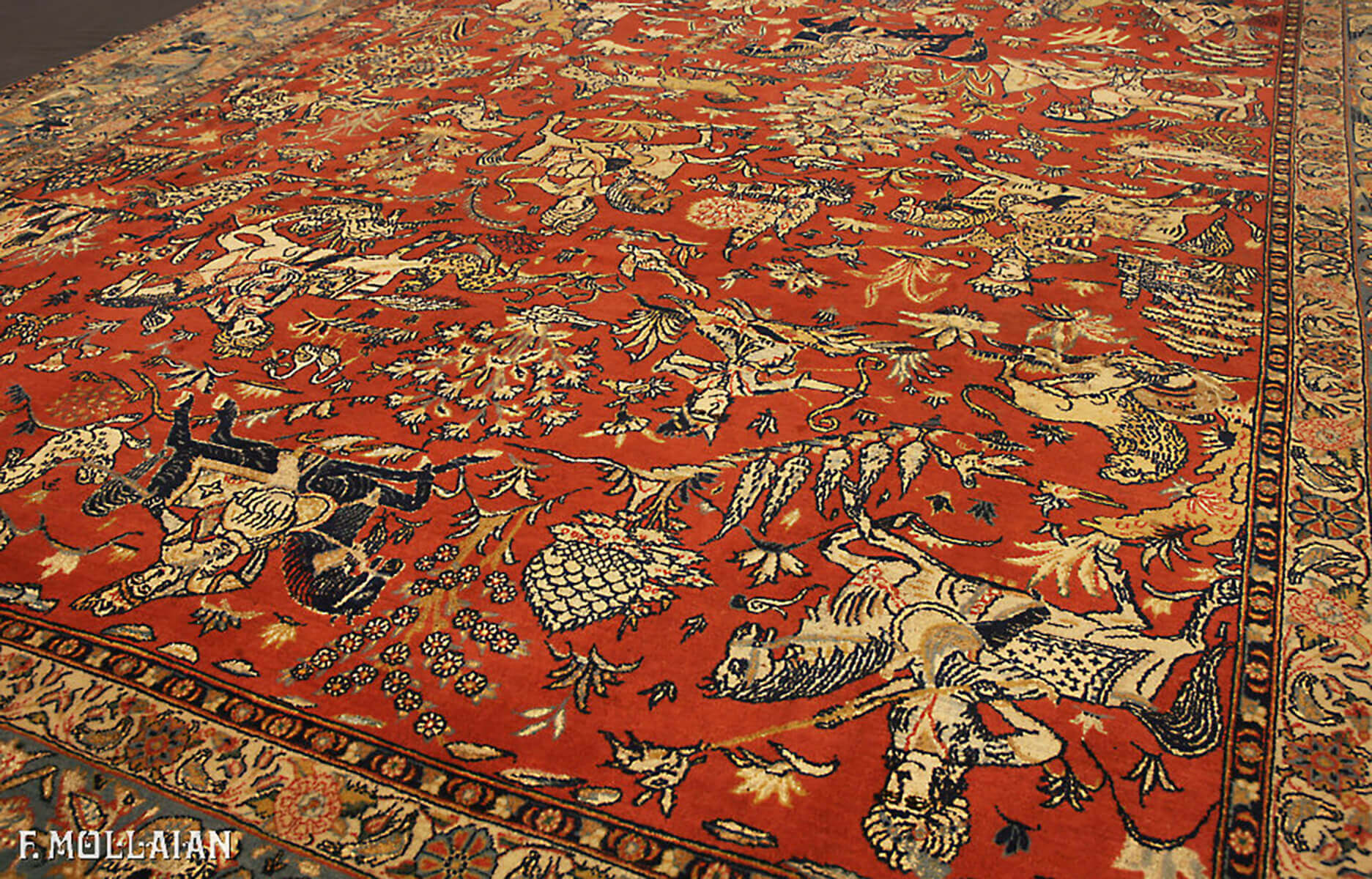 Alfombra Persa Semi-Antigua Tehran n°:32328993
