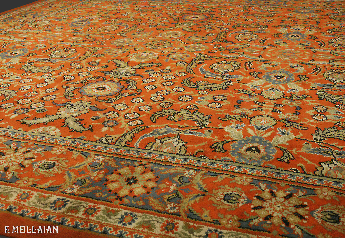 A Large Semi-Antique European Carpet n°:34580209