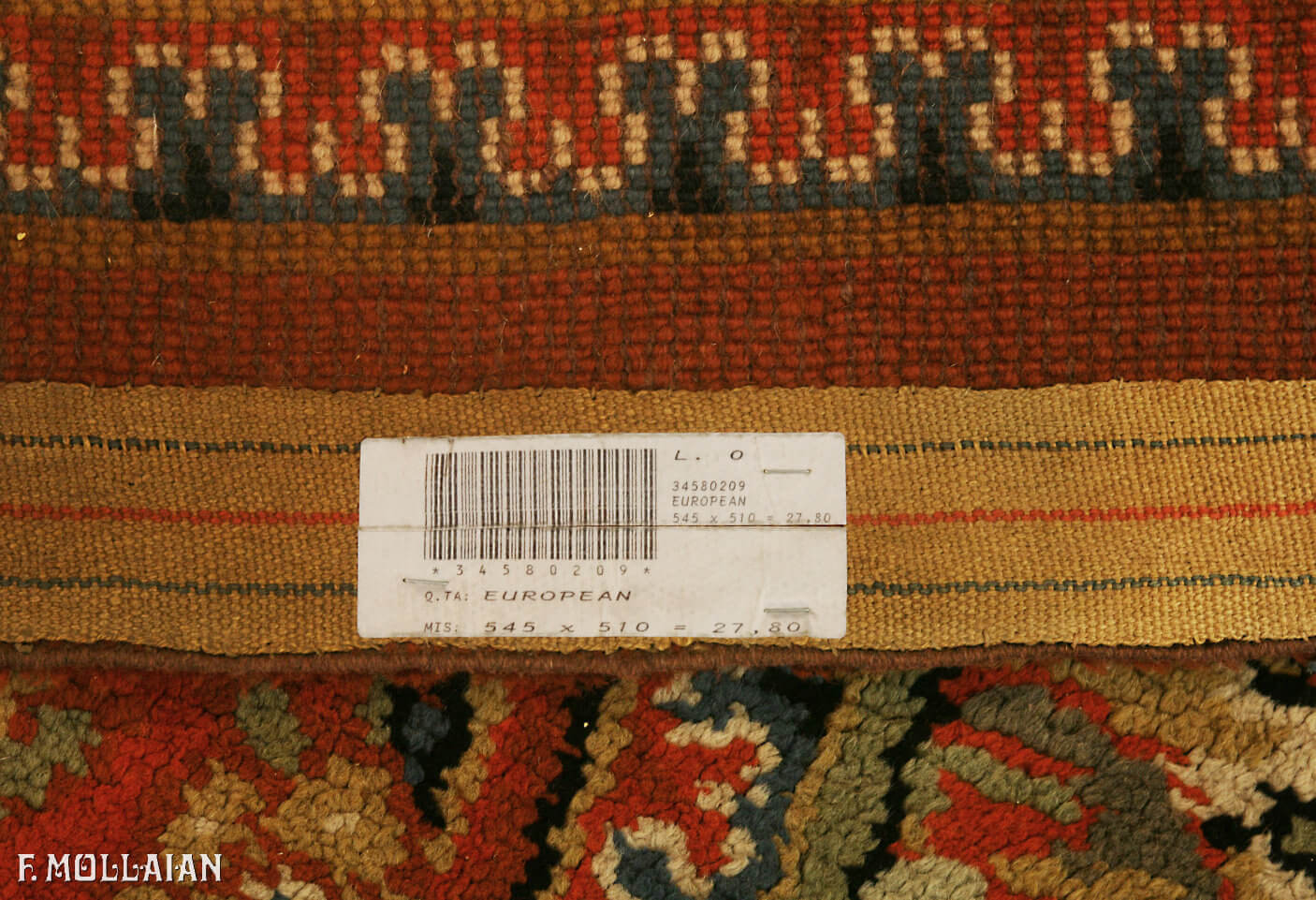 A Large Semi-Antique European Carpet n°:34580209