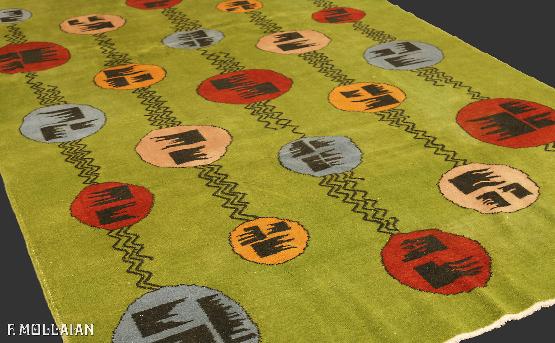 سجادة تركي شبه أنتيك ترك دِكو کد:۴۲۳۷۴۰۵۴