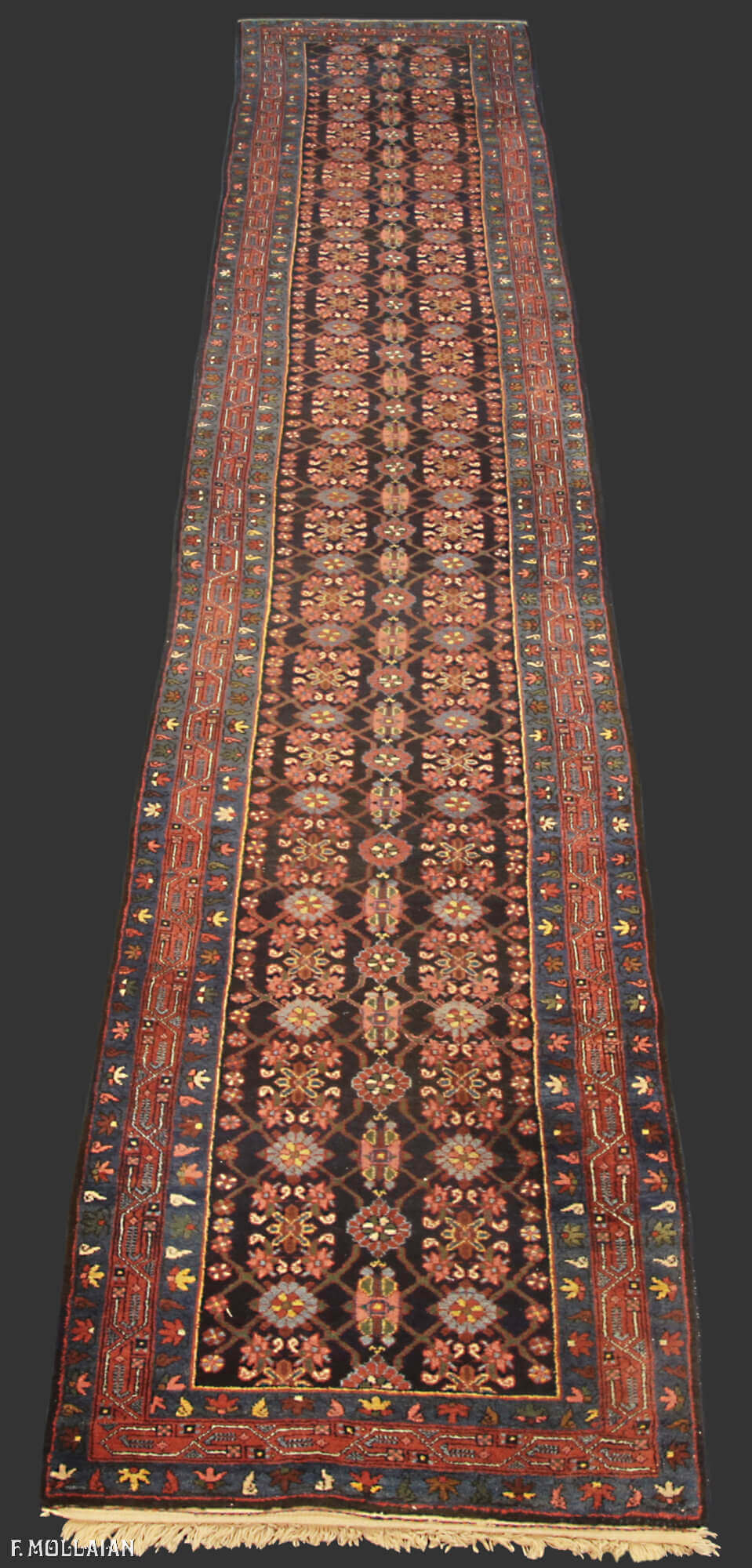 Tapis Couloir Persan Antique Malayer n°:42677138