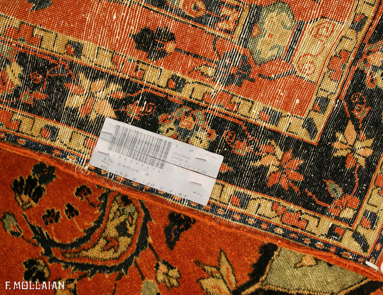 Tapete Persa Semi-Antigo Saruk n°:45459941